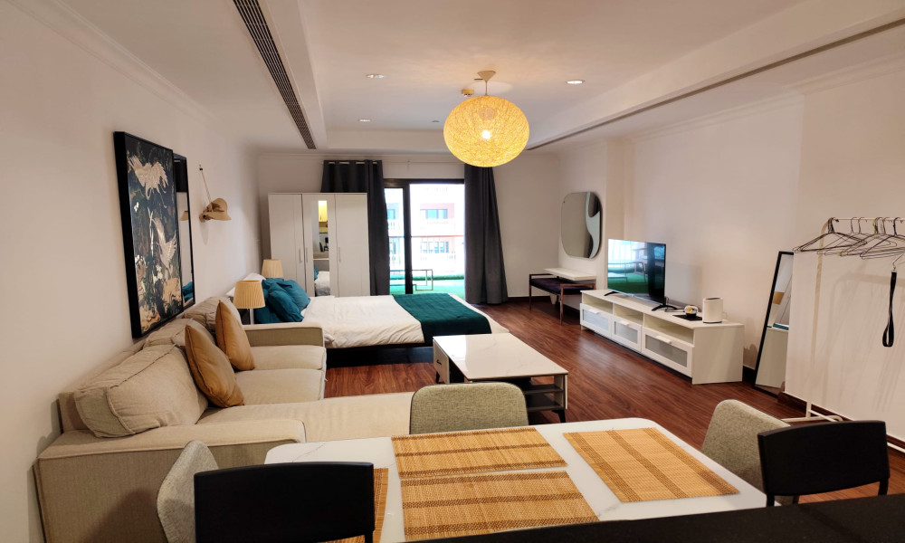 FURNISHED STUDIO IN PEARL FOR RENT BILLS INCLUDED
