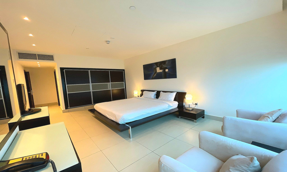 Spacious 3 BHK + Maid Fully Furnished Apartment for Rent in West Bay small 1