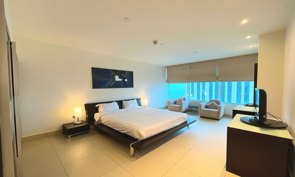 Spacious 3 BHK + Maid Fully Furnished Apartment for Rent in West Bay small 2