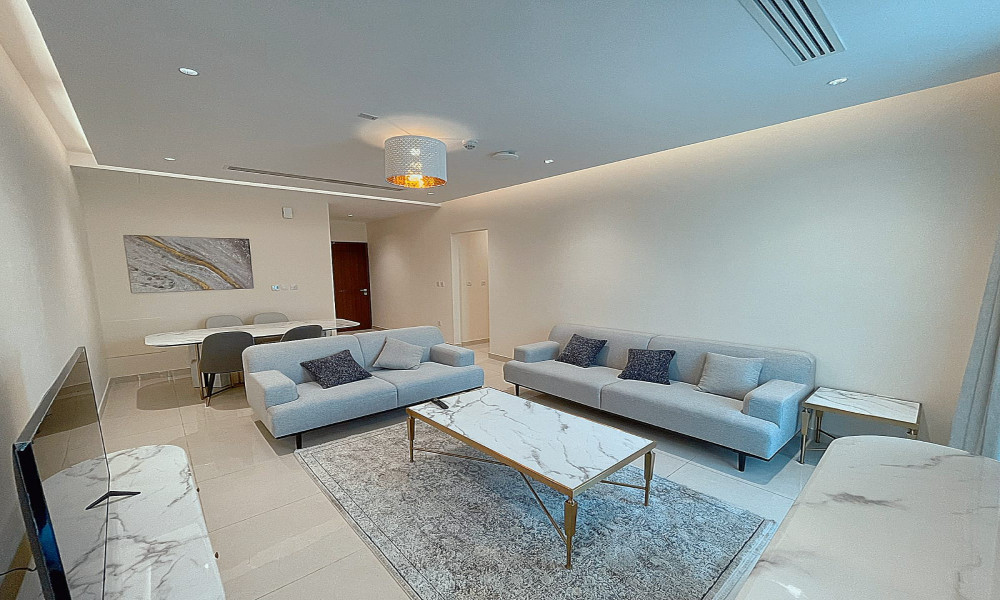 Stylish 1BHK w/ Balcony | Furnished | Pearl small 1